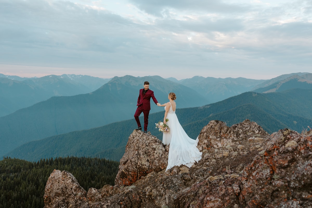 Park City wedding bride and groom portrait in natural light