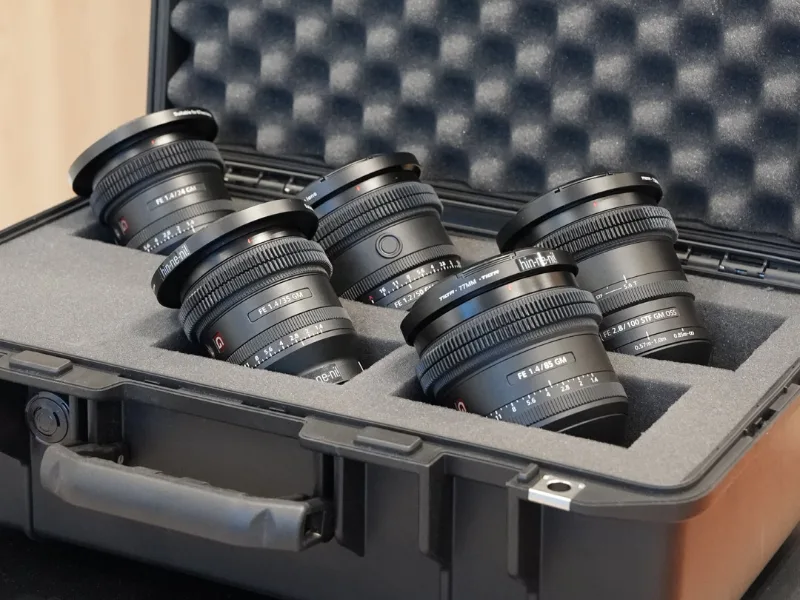 Sony G-Master prime lenses